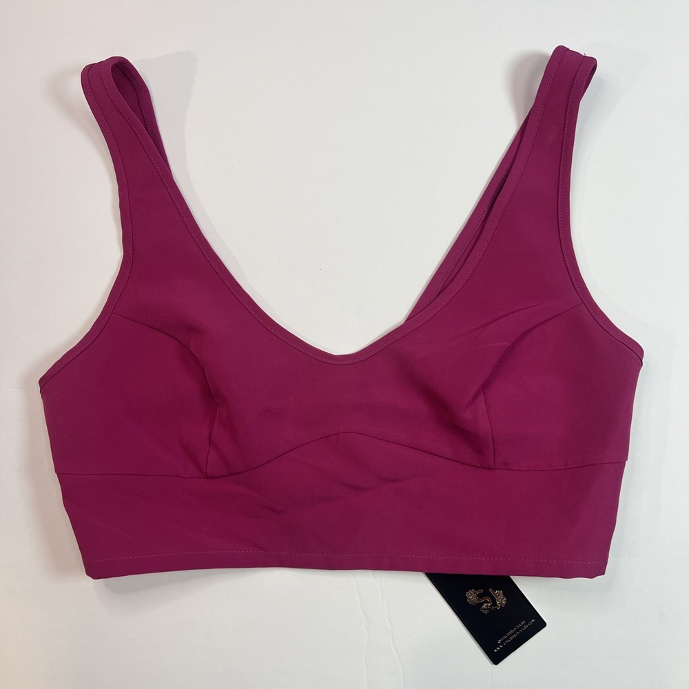 SINCERELY JULES NWT Women's Fushia Bra Top Crop Top Bralette - Size Small
